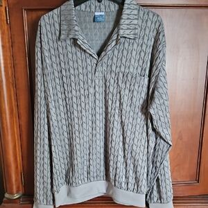 Gray Patterned Men's Jersey Shirt